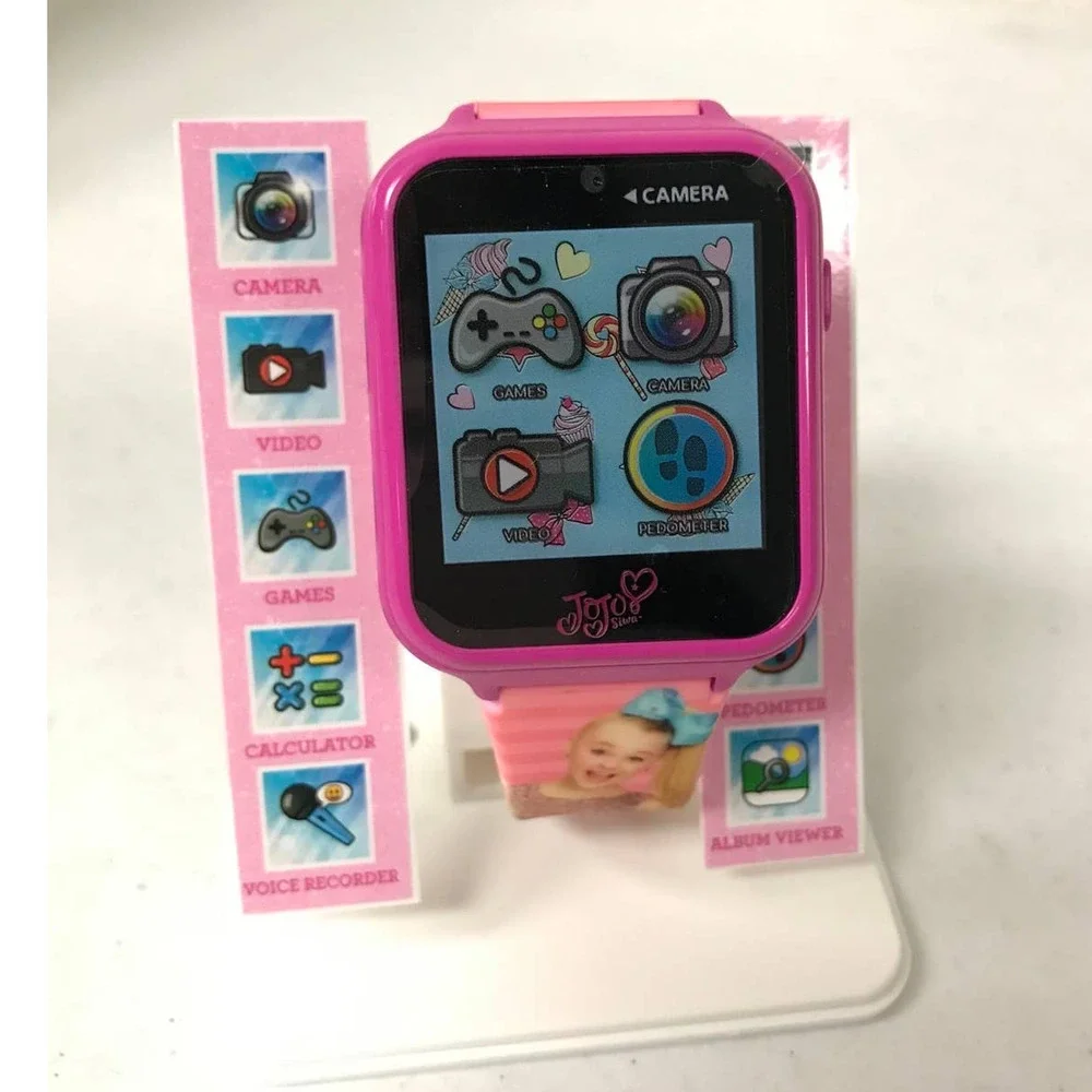 JoJo Siwa Pink Touchscreen Interactive Smart Watch Model JOJ4128AZ - Picture 8 of 9